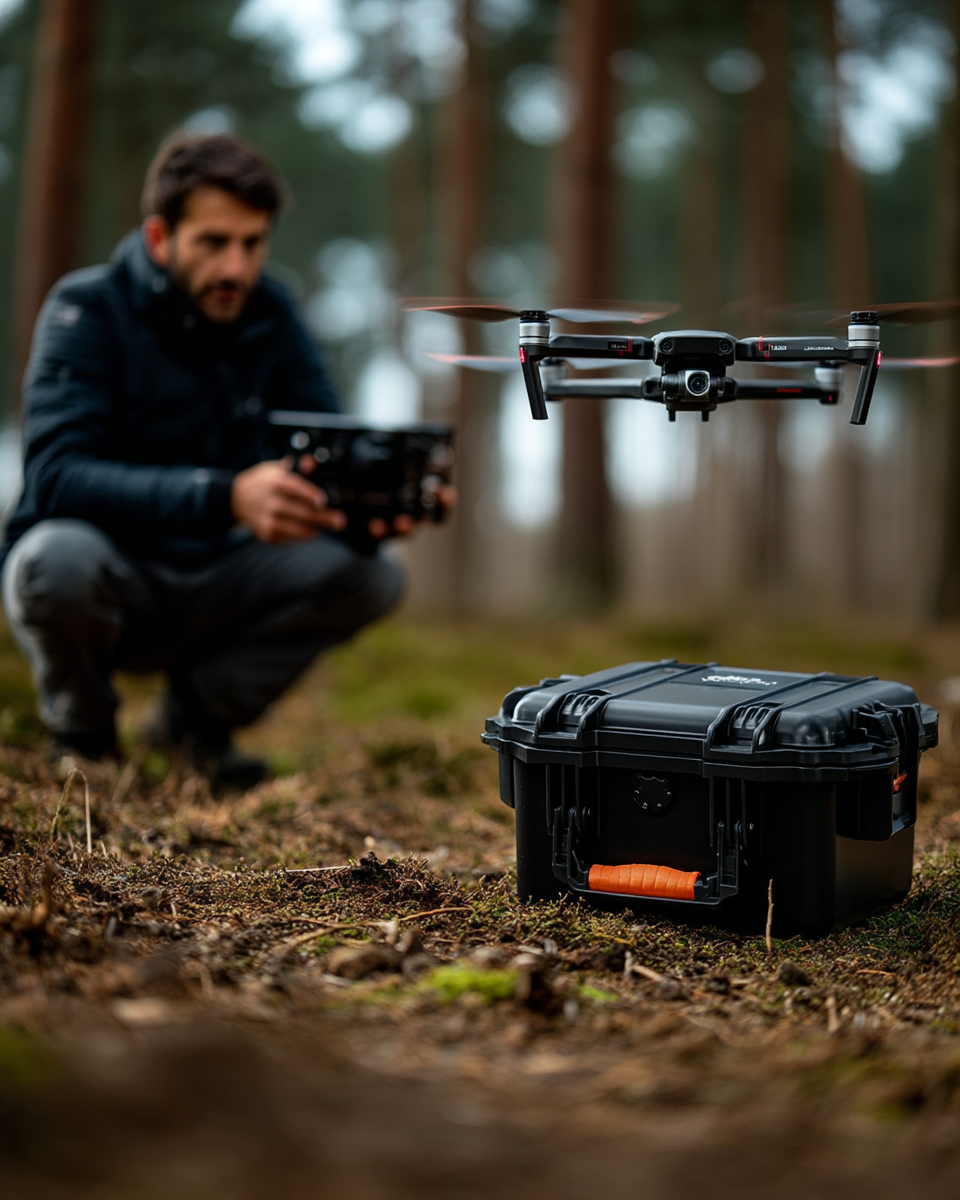 How do you transport multiple drones safely?